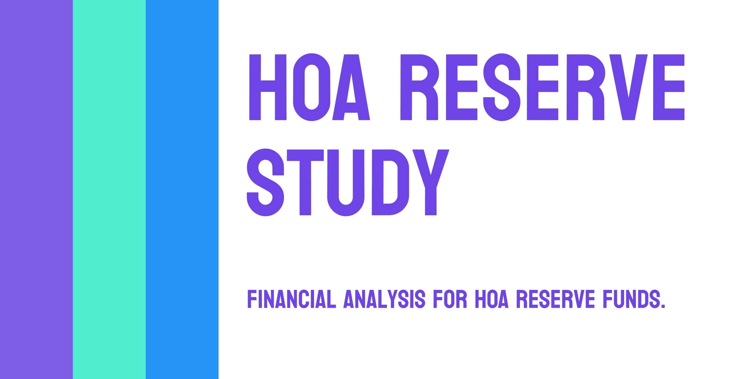 Reserve Study For HOAs